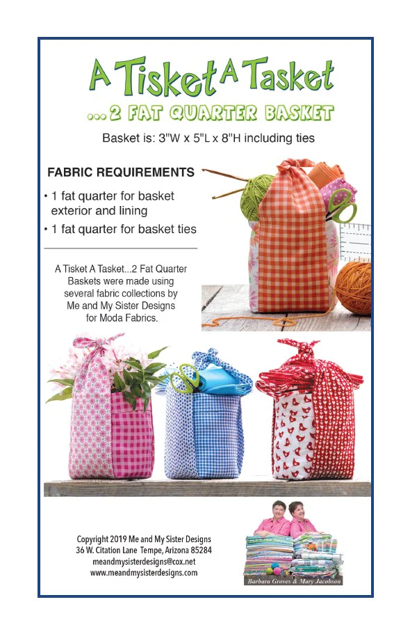 A TISKET A TASKET - Me & My Sister Designs Pattern DIGITAL DOWNLOAD - Image 2