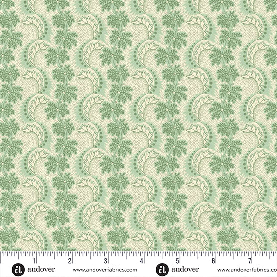 Andover Holbrook 1539 G Green Louise By The Yard