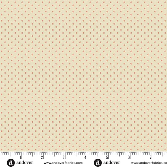 Andover Laundry Line 10075 E Cream Pink Seed By The Yard