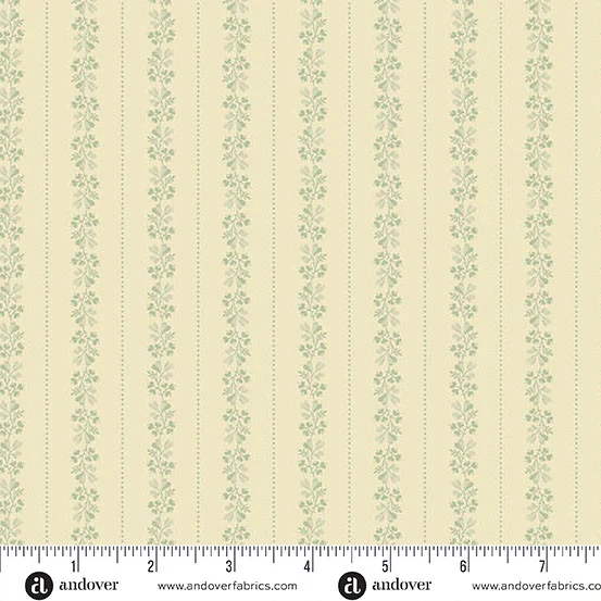 Andover Laundry Line 10097 G Cream Sugarsnap By The Yard