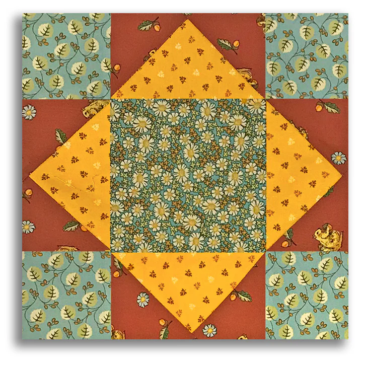 Andover Pre-Cut 12 Block King's Crown Quilt Kit - Gathering - Image 3