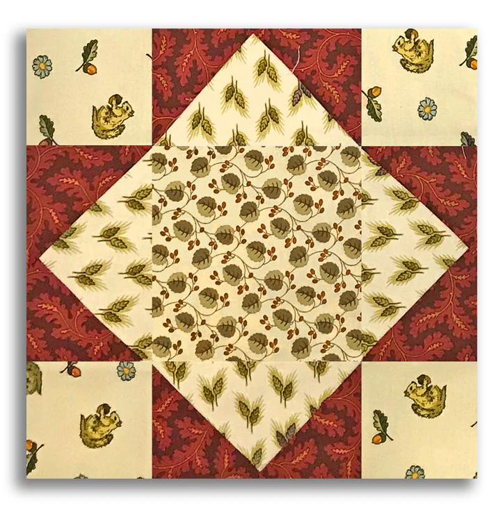Andover Pre-Cut 12 Block King's Crown Quilt Kit - Gathering - Image 4