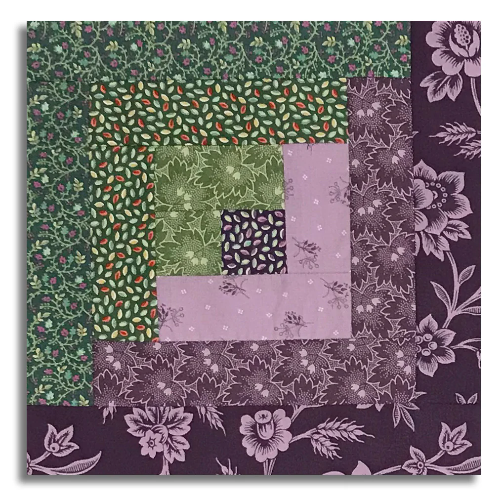 Andover Pre-Cut Log Cabin Table Runner Kit - Autumn Bouquet - Image 2