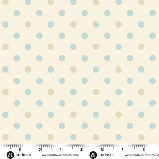 Andover Sewing Bird 1615 L Cream Pearls By The Yard