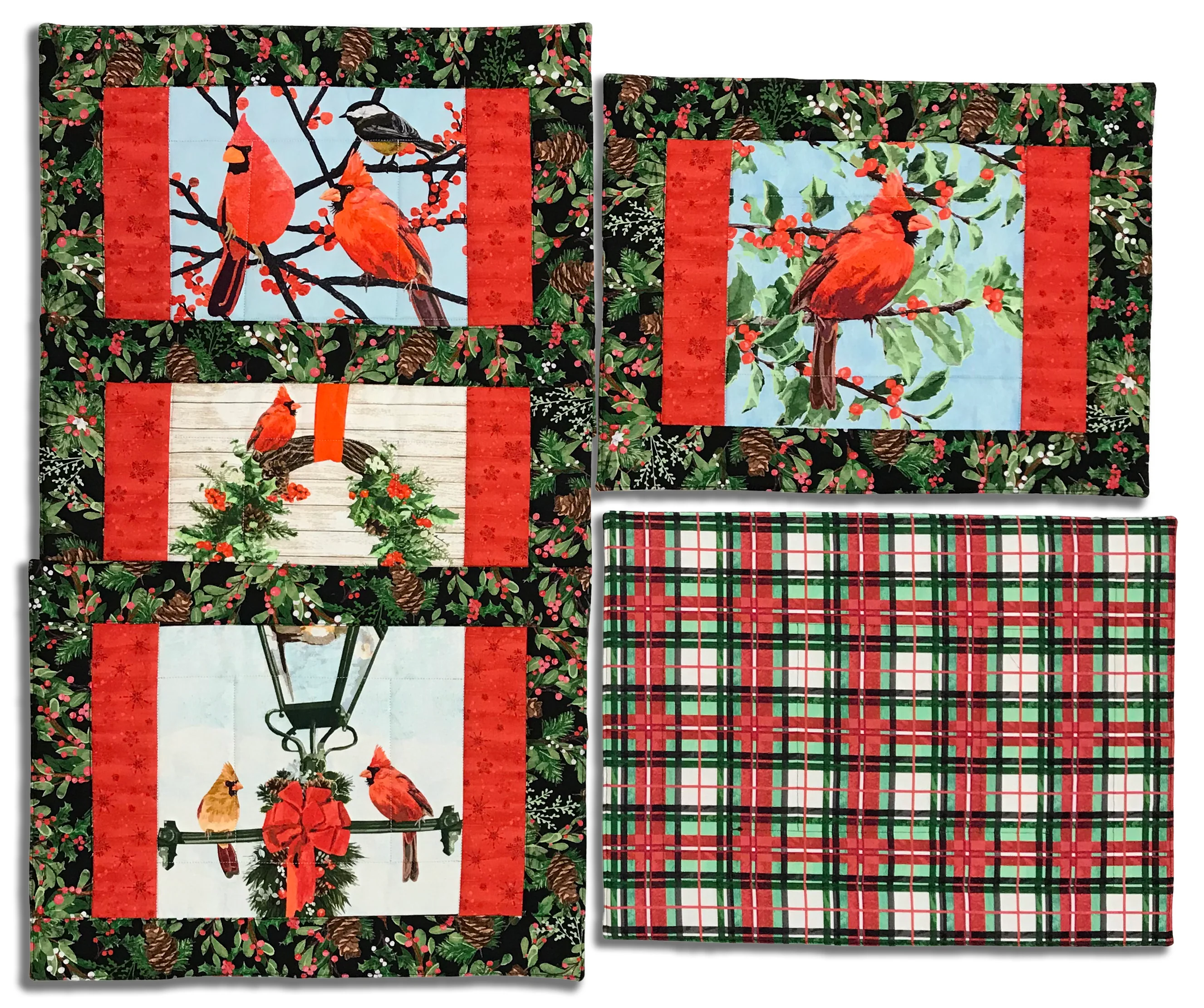 Andover Snowbirds 1507 N Linen Snowbirds 24" PANEL By The PANEL (Not Strictly By The Yard) - Image 4