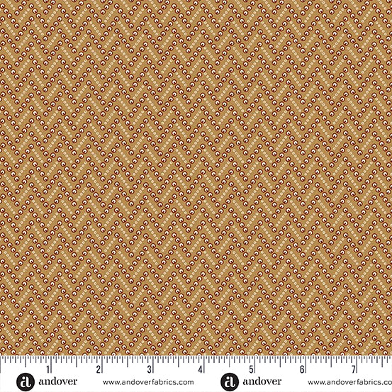 Andover Toasted 5871 N Sand Chevron By The Yard