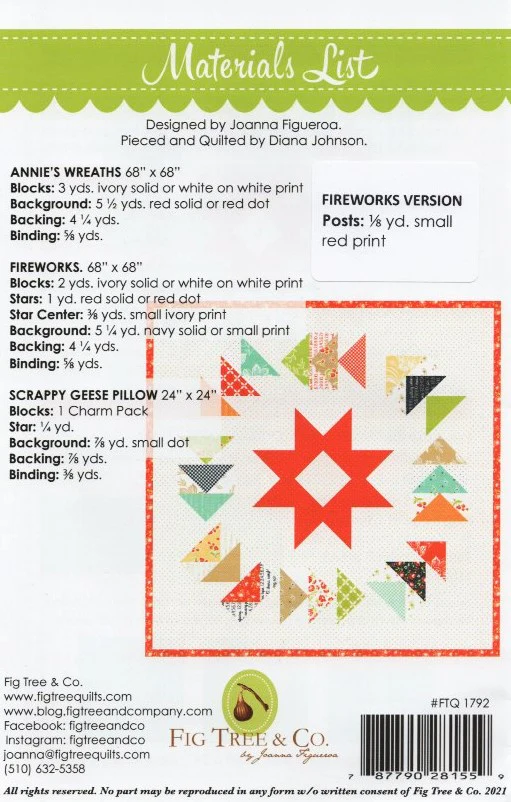 ANNIE'S WREATHS - Fig Tree & Co. Pattern #1792 - Image 2
