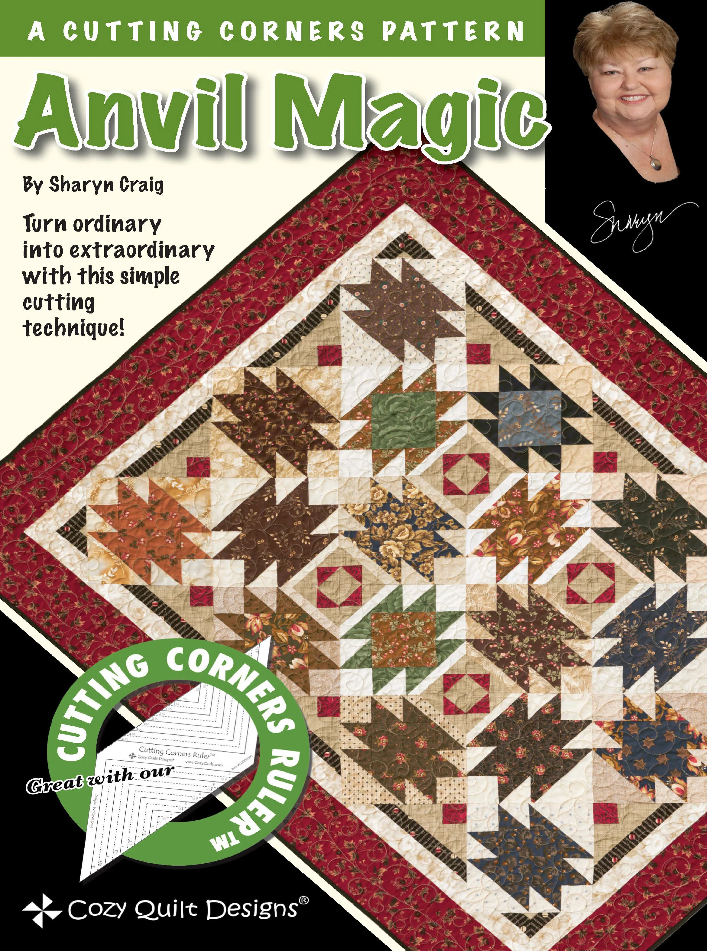 ANVIL MAGIC - Cozy Quilt Designs Pattern DIGITAL DOWNLOAD