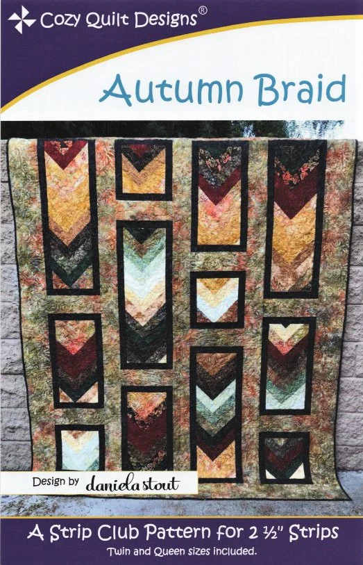 AUTUMN BRAID - Cozy Quilt Designs Pattern DIGITAL DOWNLOAD