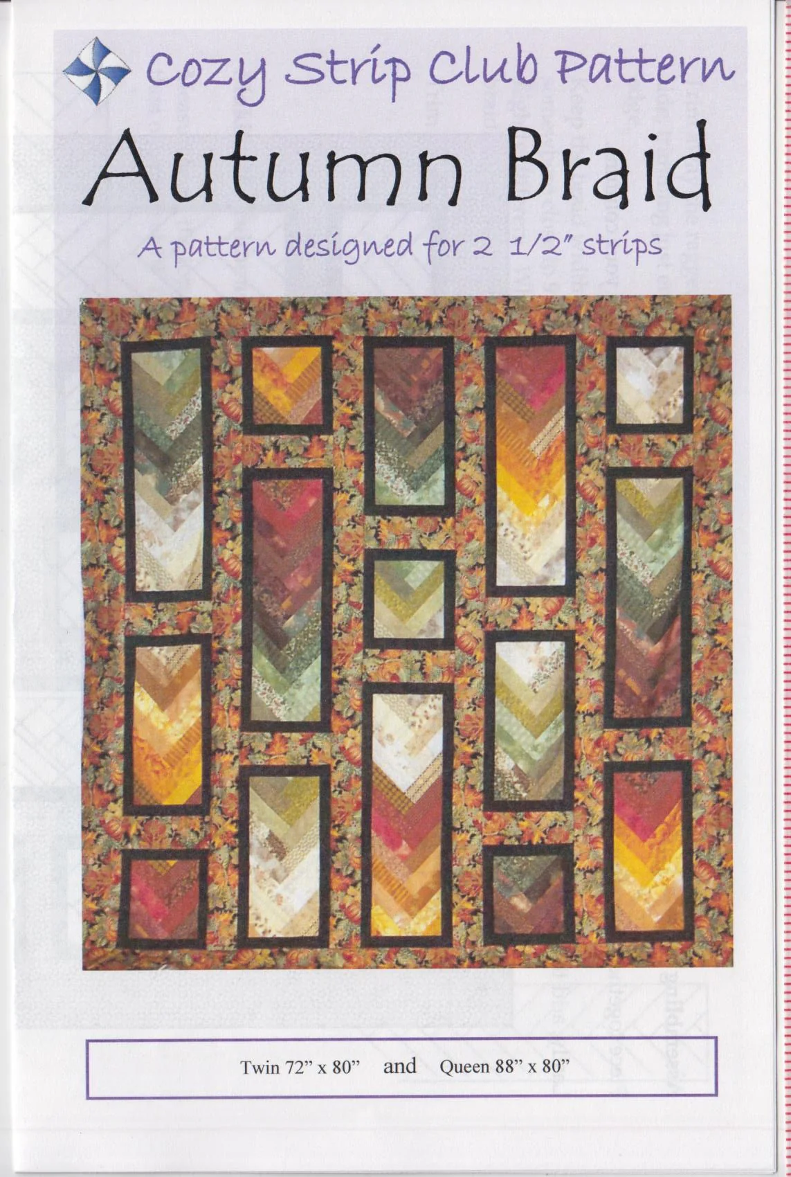 AUTUMN BRAID - Cozy Quilt Designs Pattern DIGITAL DOWNLOAD - Image 3