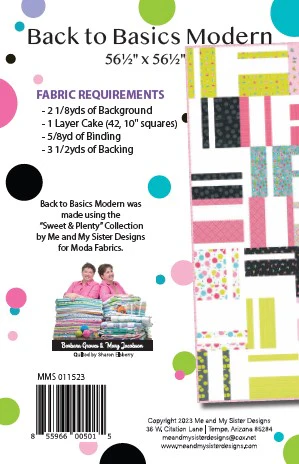 BACK TO BASICS MODERN - Me & My Sister Designs Pattern DIGITAL DOWNLOAD - Image 2