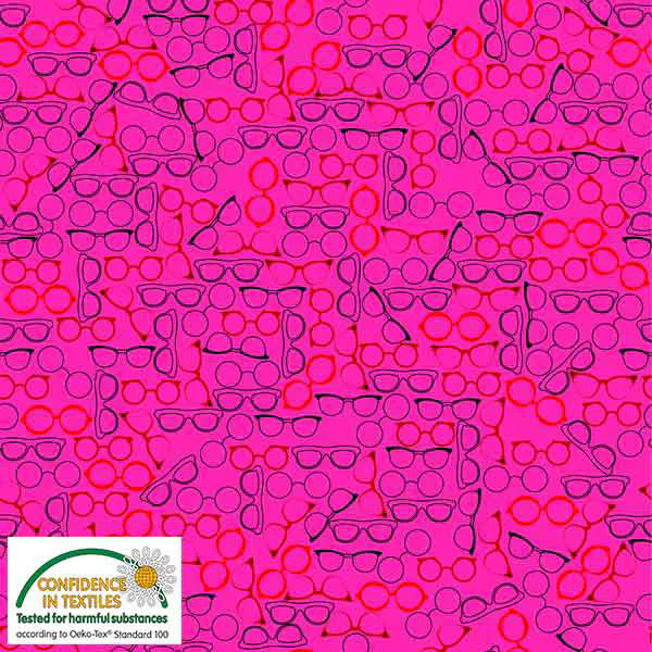 Blank Quilting Stof Best Bits 4512 766 Fuchsia Sunglasses By The Yard