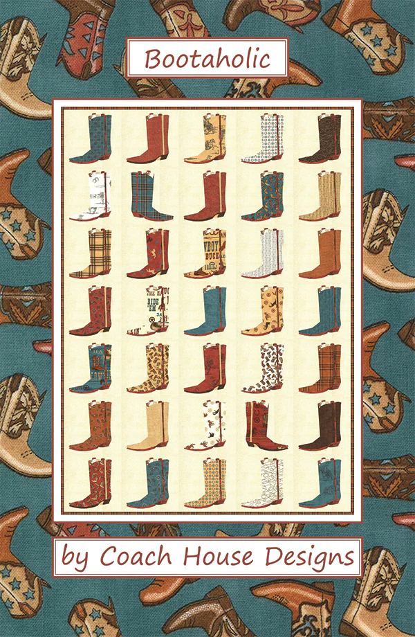 BOOTAHOLIC - Coach House Designs Pattern CHD-2026