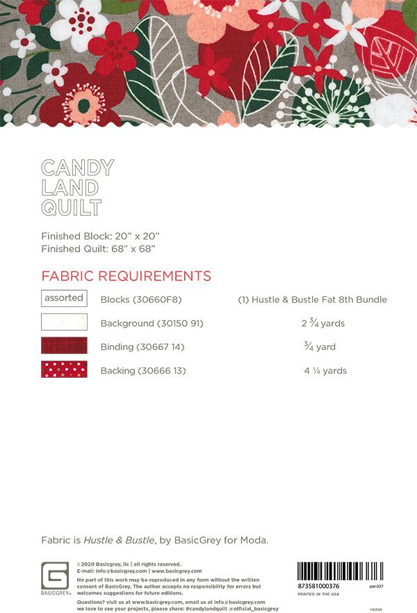 CANDY LAND - BASICGREY Quilt Pattern 037 DIGITAL DOWNLOAD - Image 2