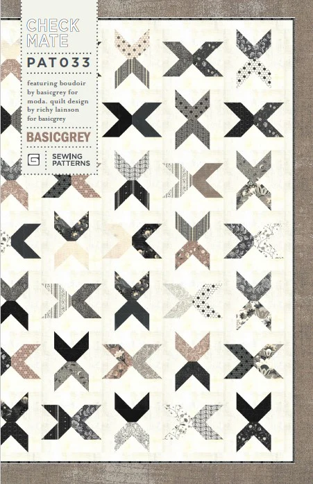 CHECK MATE - BASICGREY Quilt Pattern 033 DIGITAL DOWNLOAD