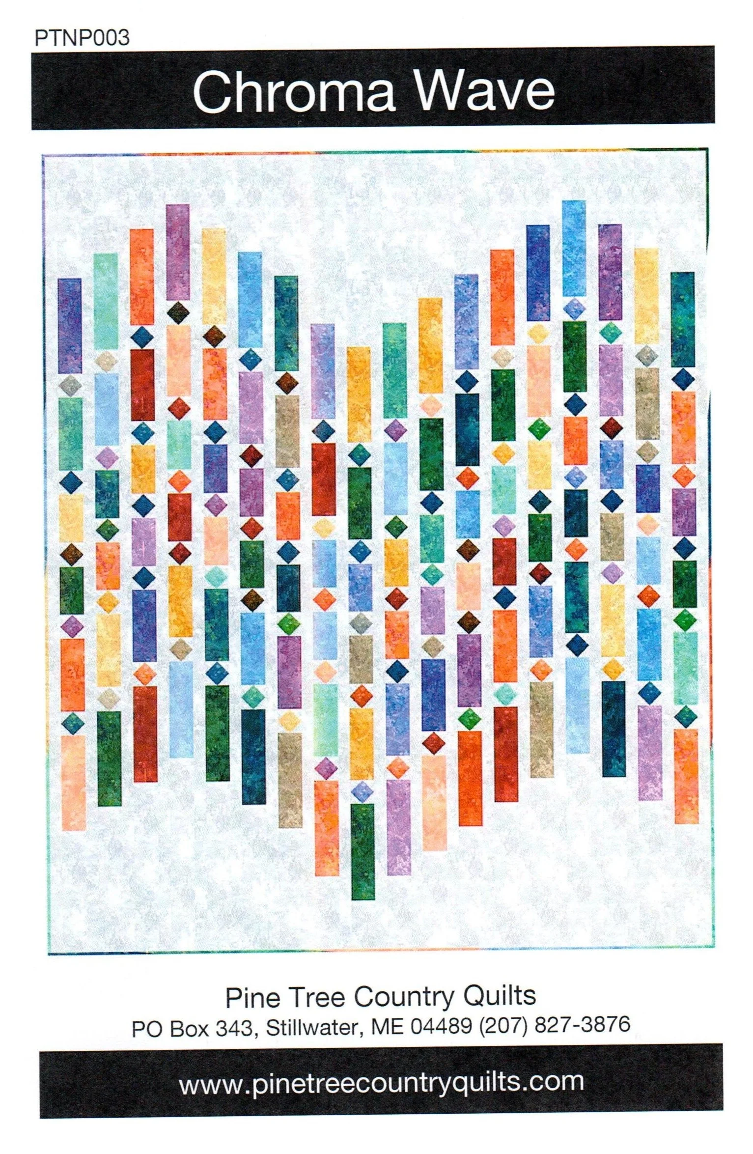 CHROMA WAVE - Pine Tree Country Quilts Pattern