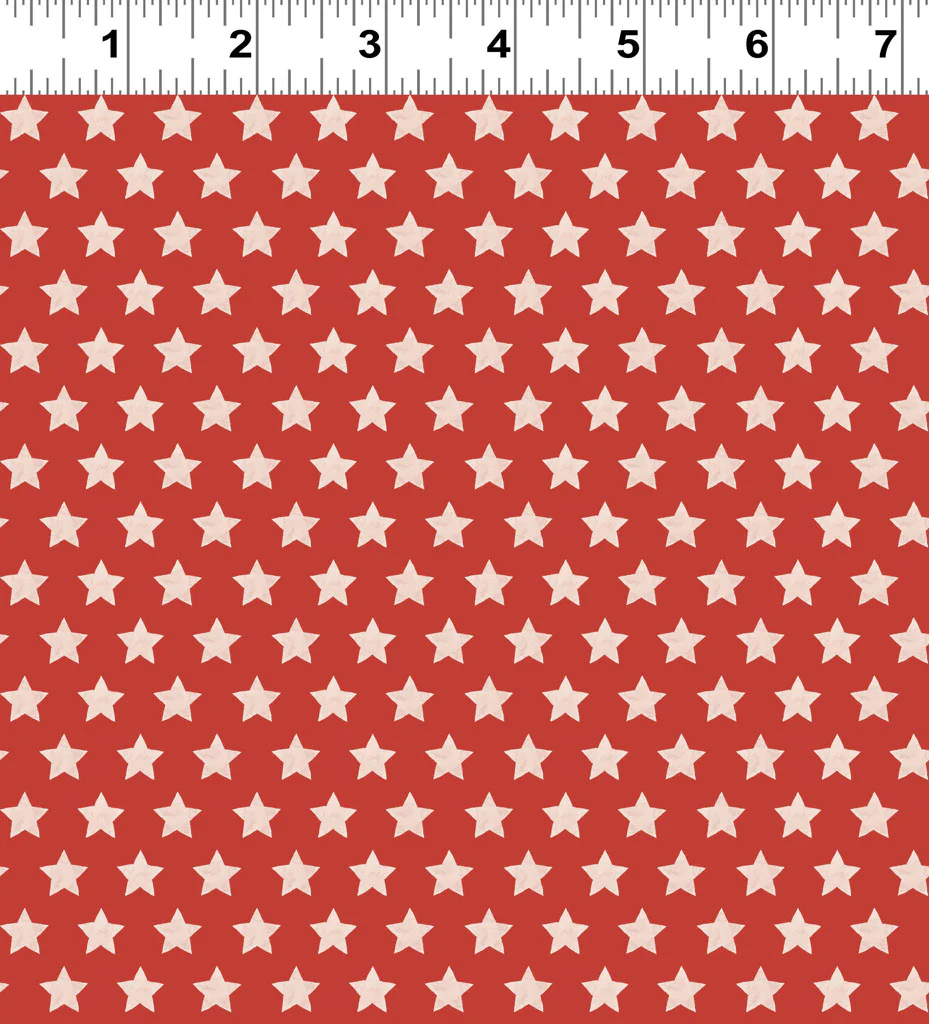 Clothworks Americana Y4776 82 Red Stars By The Yard