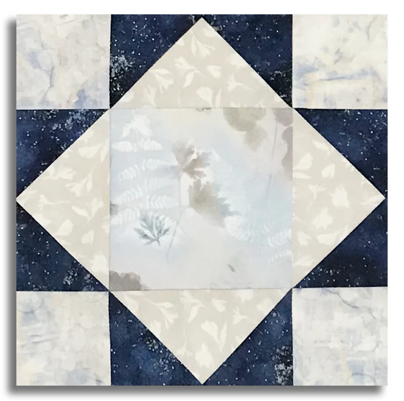 Clothworks Digital Pre-Cut 12 Block King's Crown Quilt Kit - Naturescape - Image 3