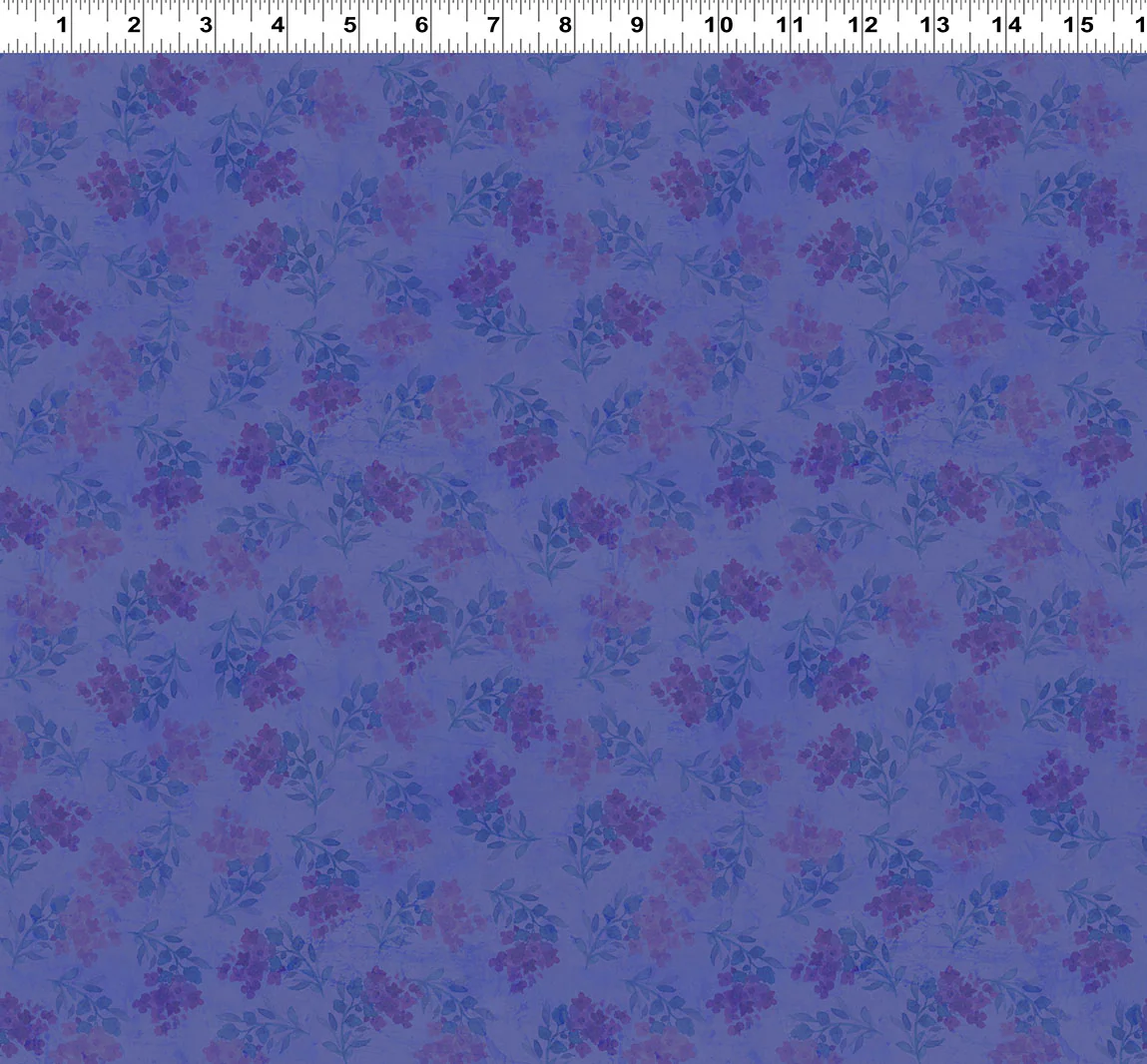 Clothworks Fleur De Rose Y4763 27 Purple Flower Stamps By The Yard