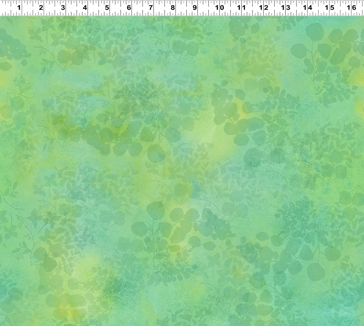 Clothworks Fleur De Rose Y4770 110 Mint Leaves By The Yard