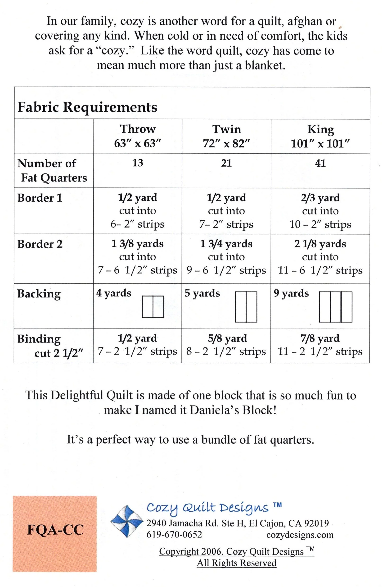 COMFY COZY - Cozy Quilt Designs Pattern DIGITAL DOWNLOAD - Image 2