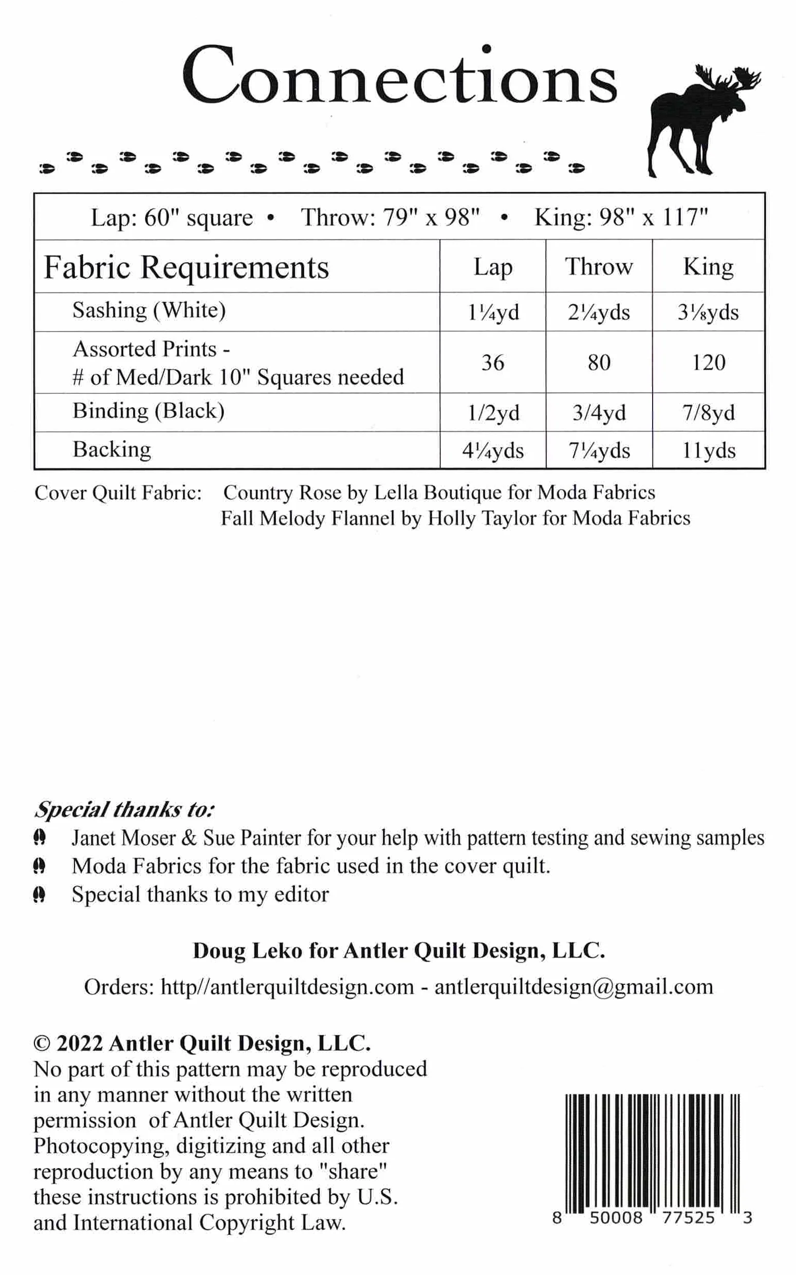 Connections - Antler Quilt Design's Quilt Pattern 0289 - Image 2