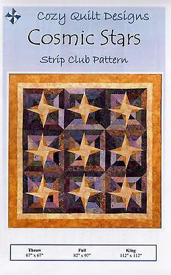COSMIC STARS - Cozy Quilt Designs Pattern DIGITAL DOWNLOAD