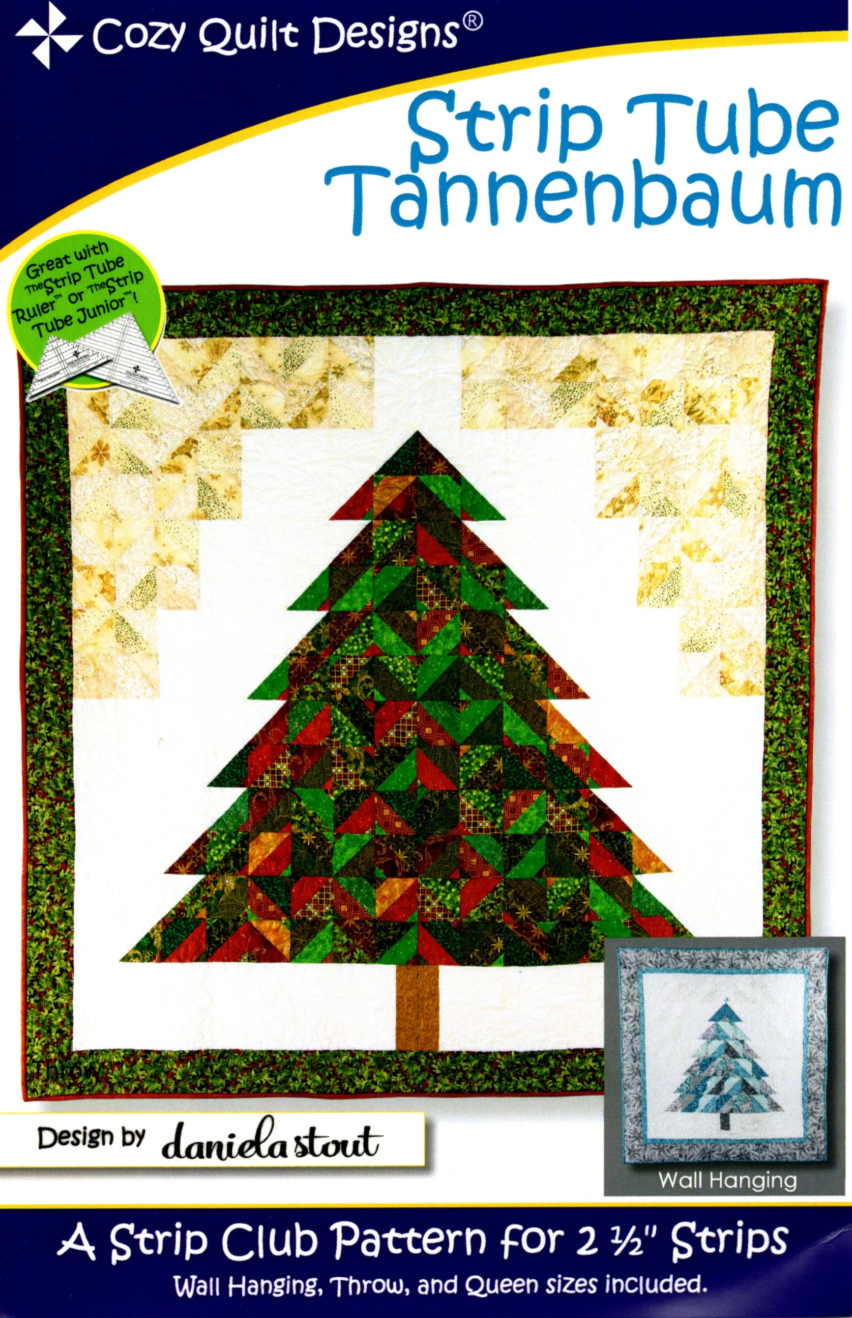 STRIP TUBE TANNENBAUM - Cozy Quilt Design Pattern