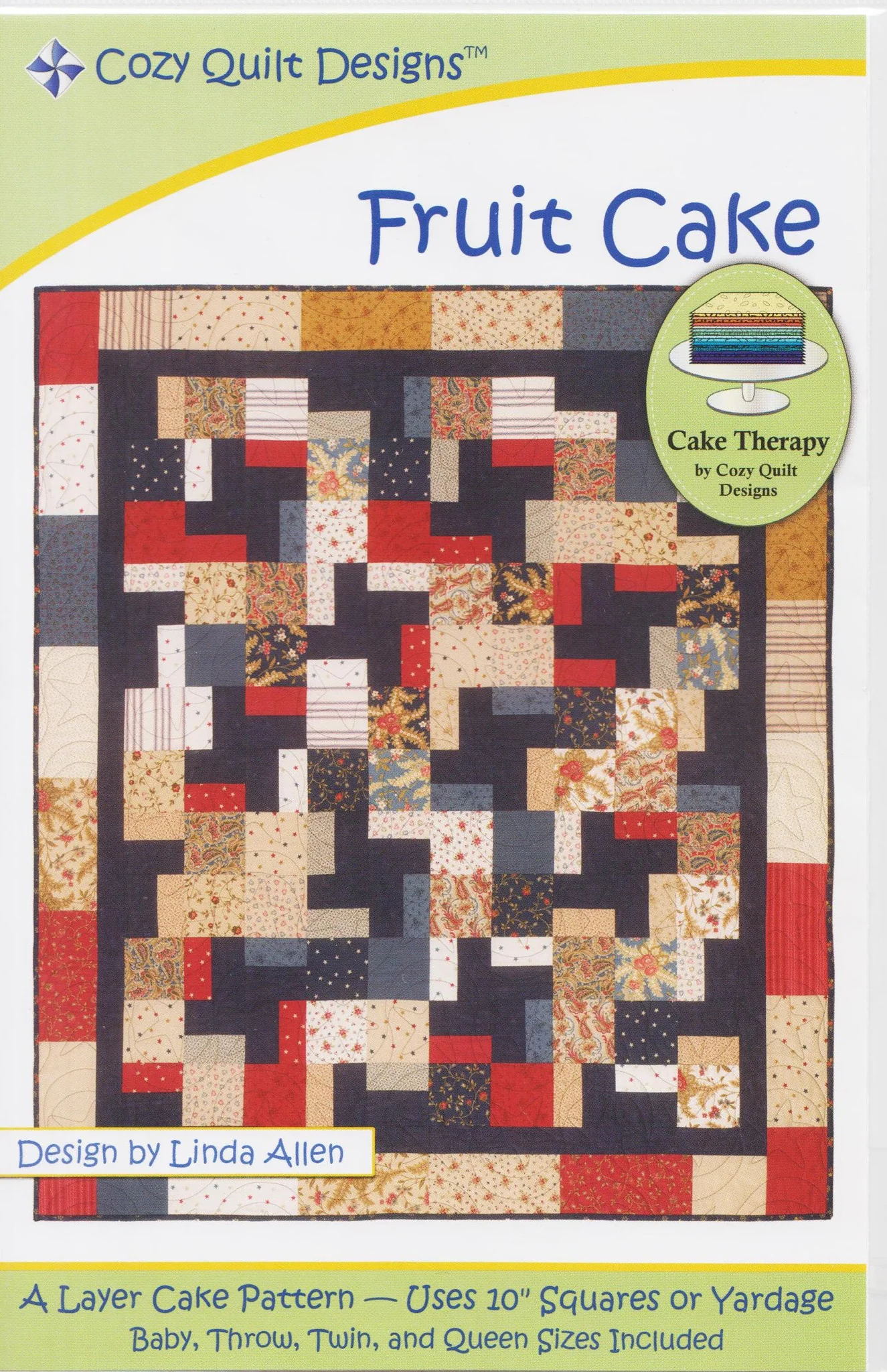 FRUIT CAKE - Cozy Quilt Designs Pattern