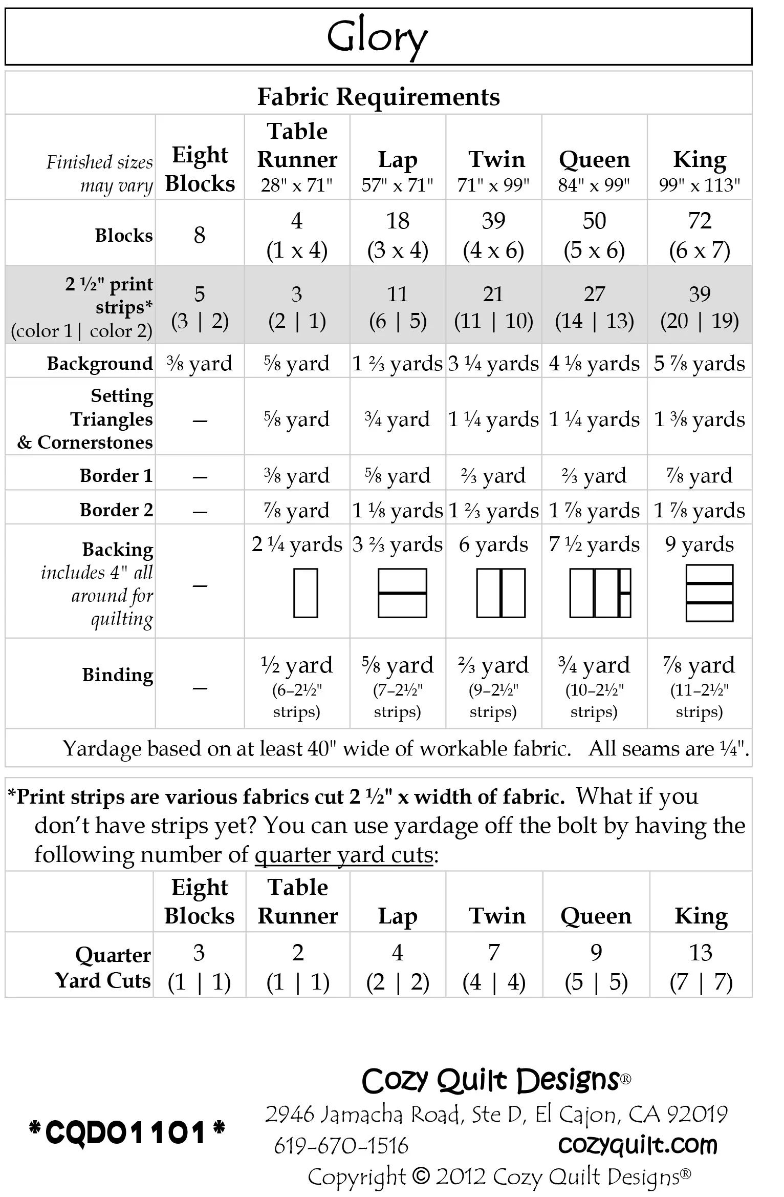 GLORY - Cozy Quilt Design Pattern - Image 2