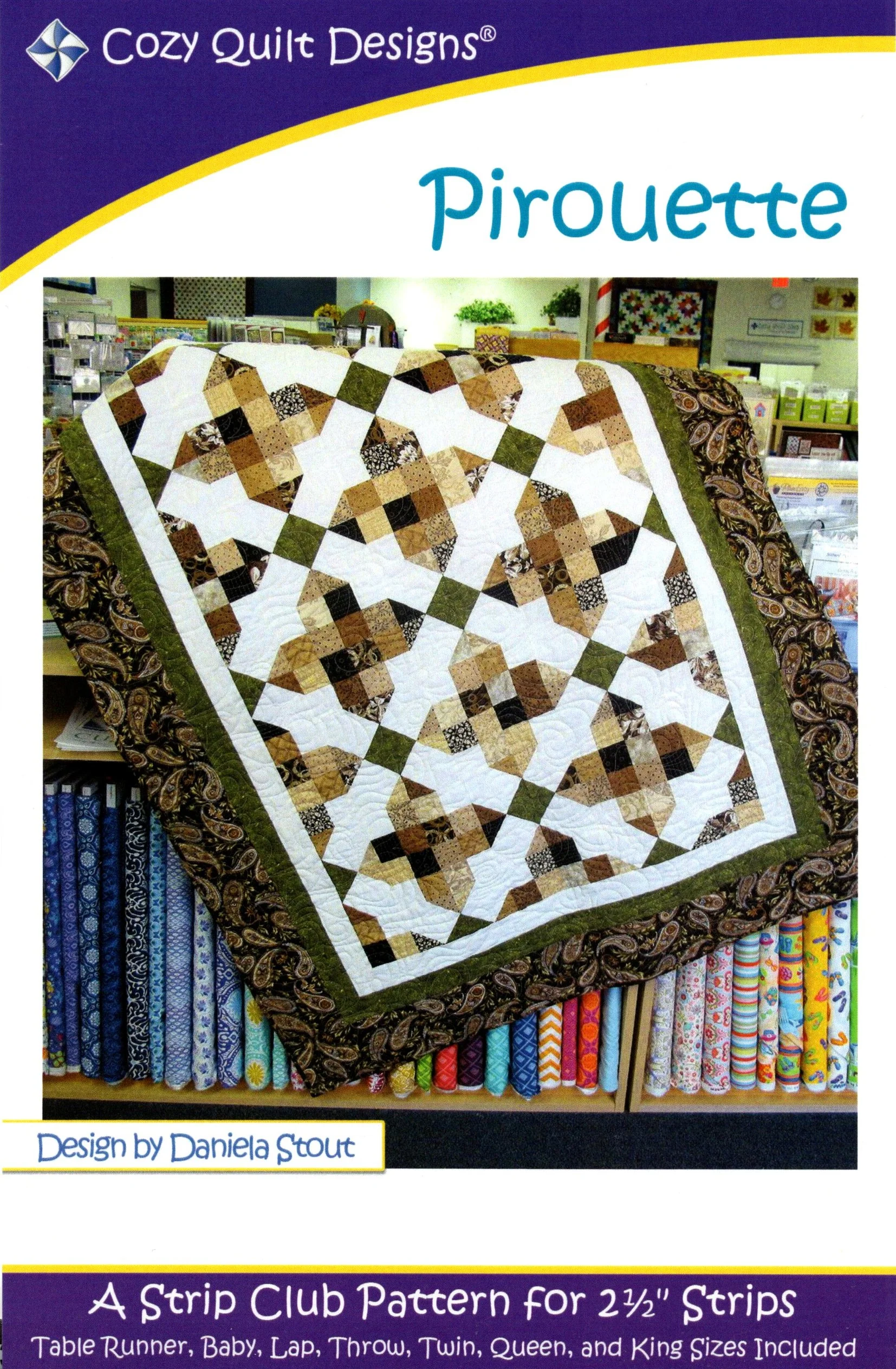 PIROUETTE - Cozy Quilt Designs Quilt Pattern