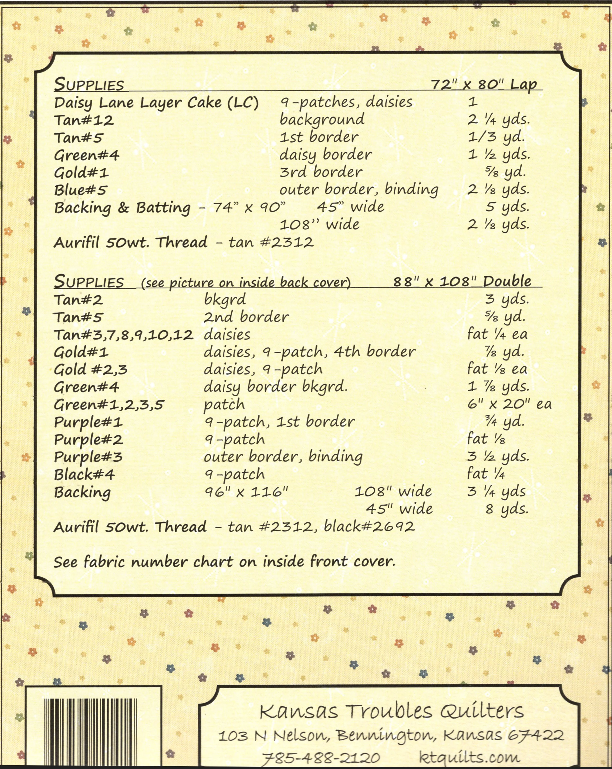 DAISY CHAIN - Kansas Troubles Quilters' Pattern #24141 - Image 2