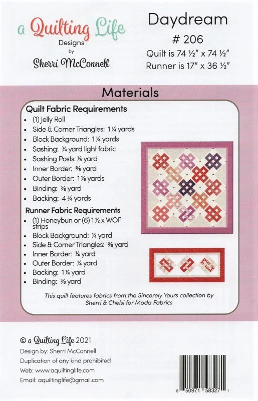 DAYDREAM - A Quilting Life Designs Pattern #206 - Image 2