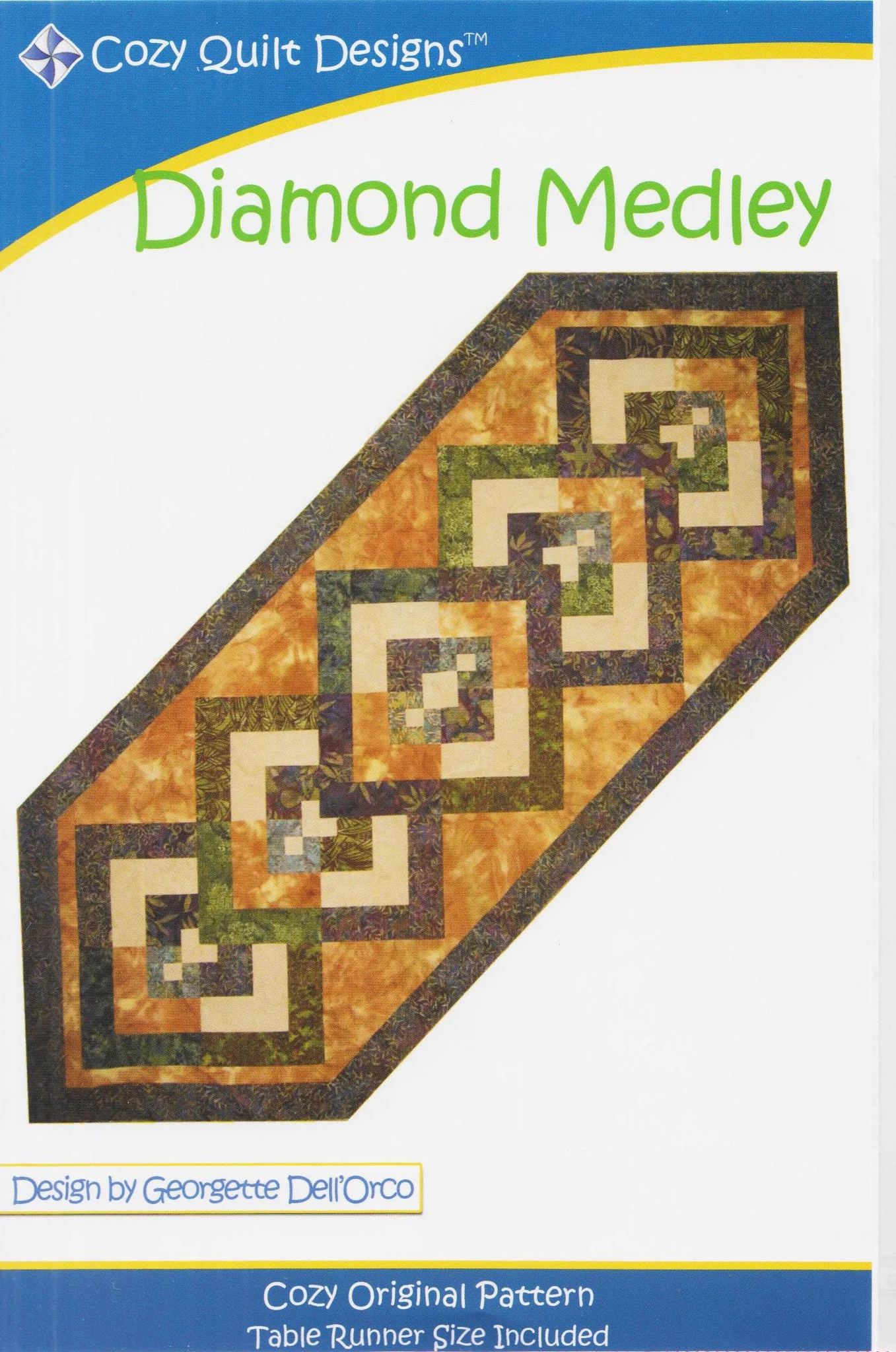 DIAMOND MEDLEY - Cozy Quilt Designs Pattern DIGITAL DOWNLOAD