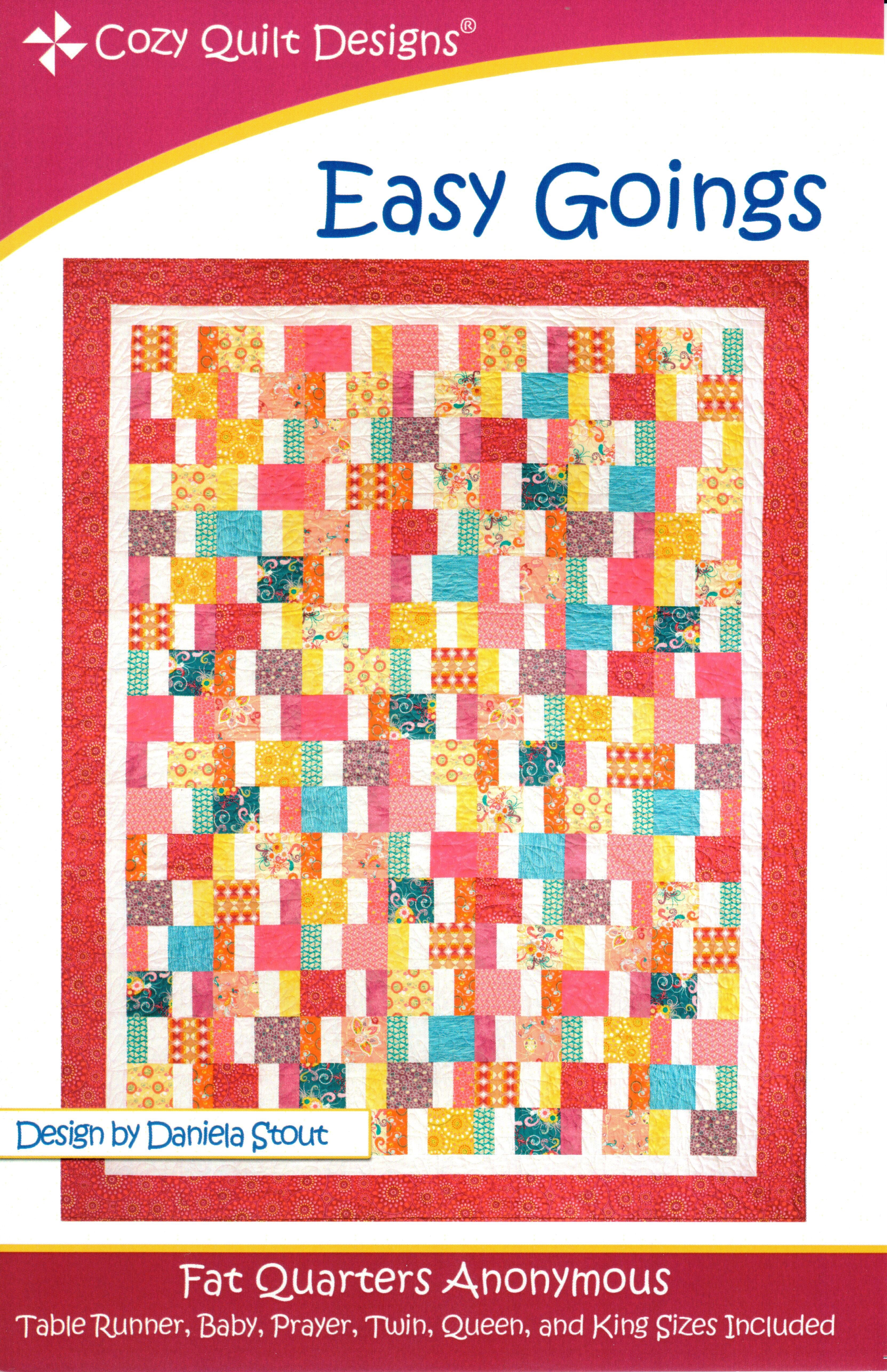 EASY GOINGS - Cozy Quilt Design Pattern DIGITAL DOWNLOAD