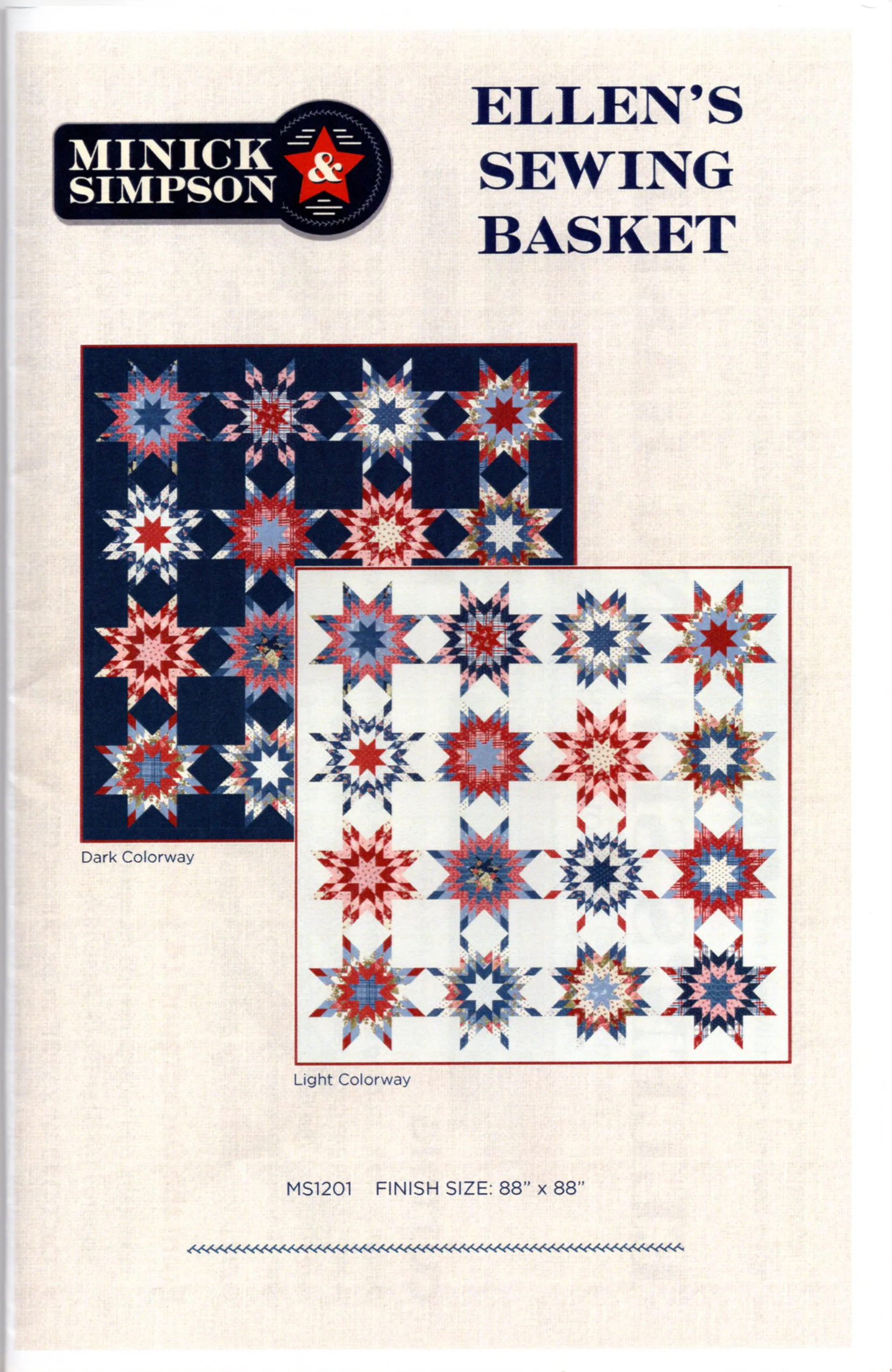 ELLEN'S SEWING BASKET - Minick & Simpson Quilt Pattern