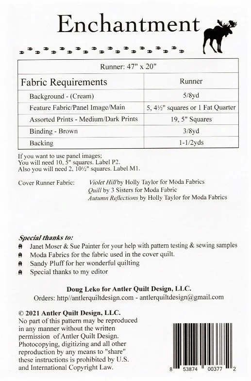 ENCHANTMENT - Antler Quilt Design's Quilt Pattern AQD 0118 - Image 2