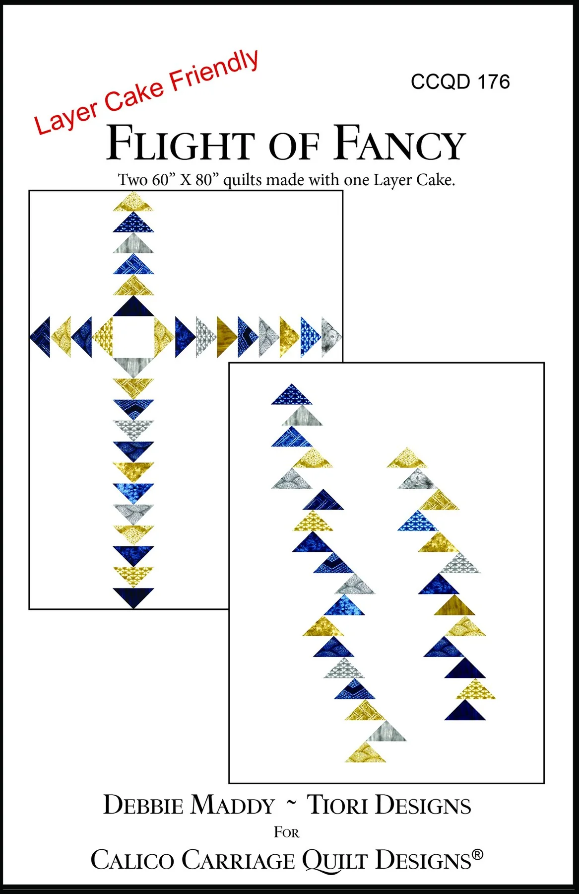 FLIGHT OF FANCY - Calico Carriage Quilt Designs Pattern CCQD176 DIGITAL DOWNLOAD