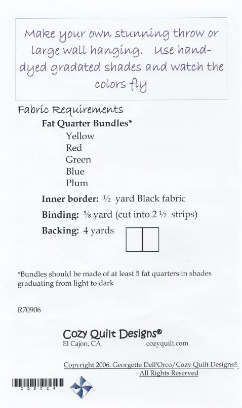 FLYING COLORS - Cozy Quilt Designs Pattern DIGITAL DOWNLOAD - Image 2