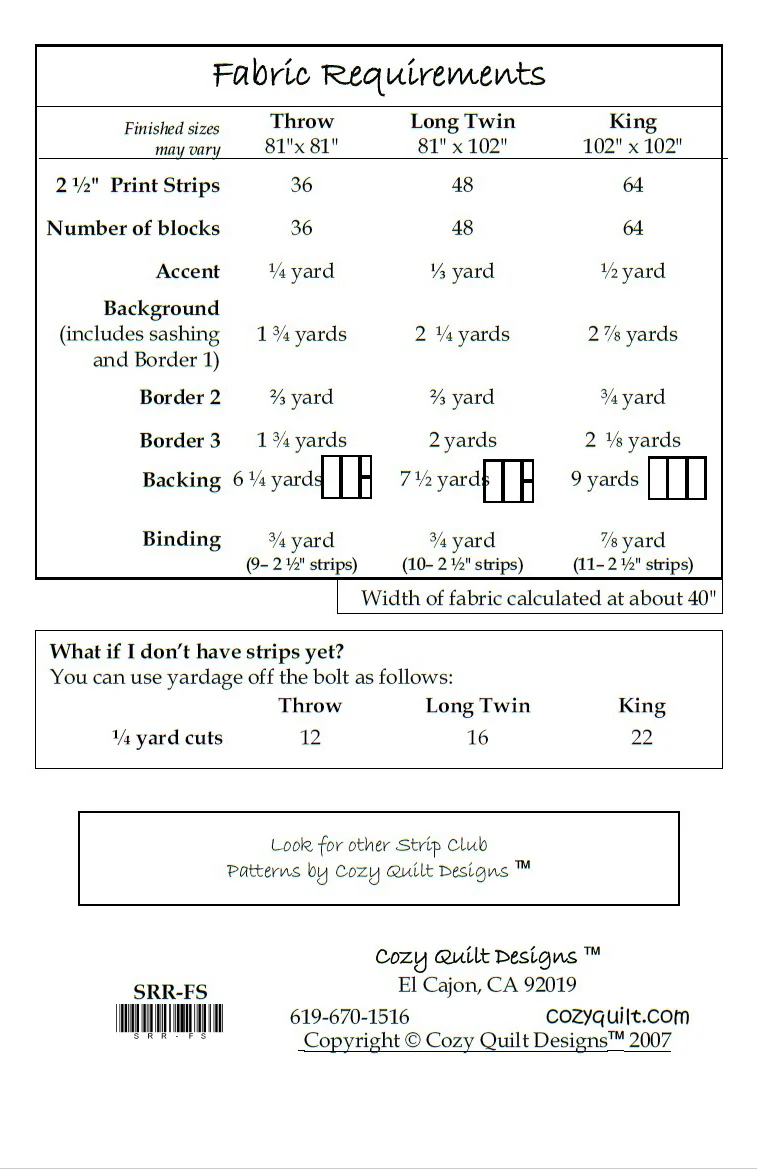 FOUR SQUARE - Cozy Quilt Designs Pattern - Image 2