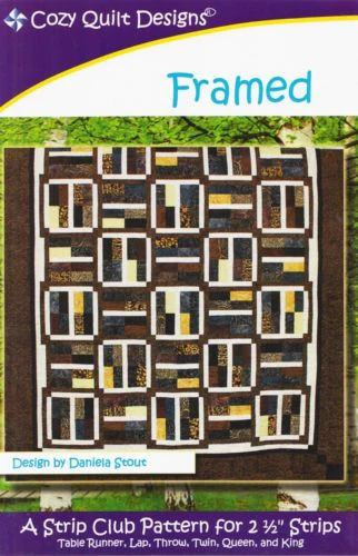 FRAMED - Cozy Quilt Designs Pattern DIGITAL DOWNLOAD