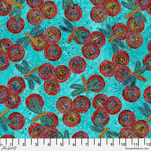 Free Spirit Dragonfly Dance PWSP110 Mint Flight By The Yard
