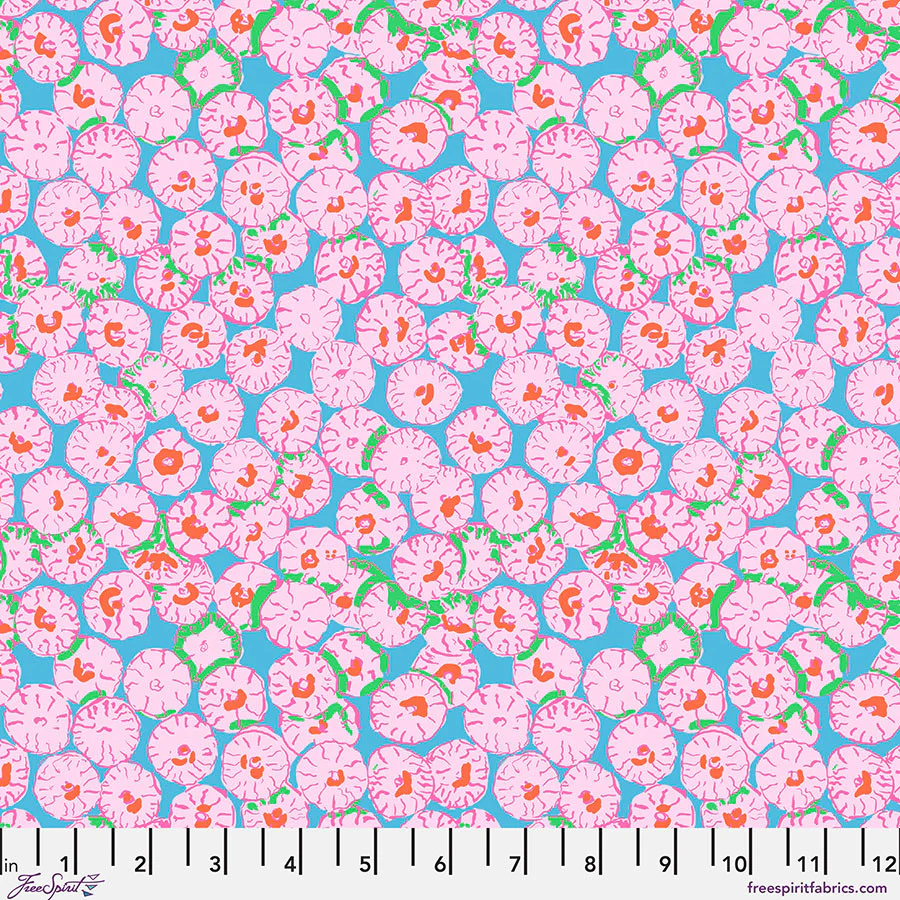 Free Spirit Kaffe Fassett Collective PWBM031 Pink Sand Dollar By The Yard