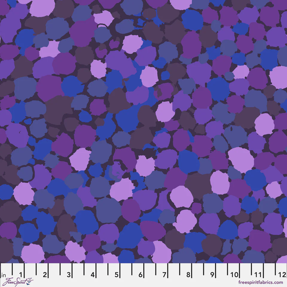 Free Spirit Kaffe Fassett Collective PWBM087 Purple Reflections By The Yard