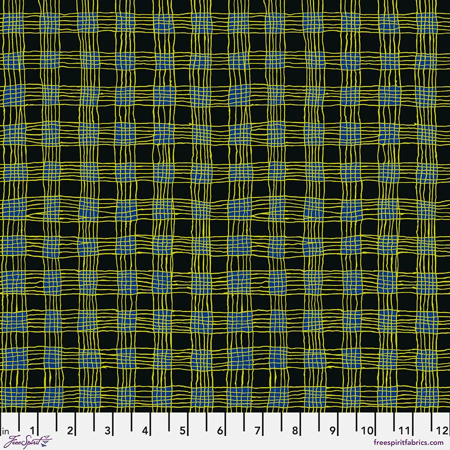 Free Spirit Kaffe Fassett Collective PWBM089 Black Gingham By The Yard