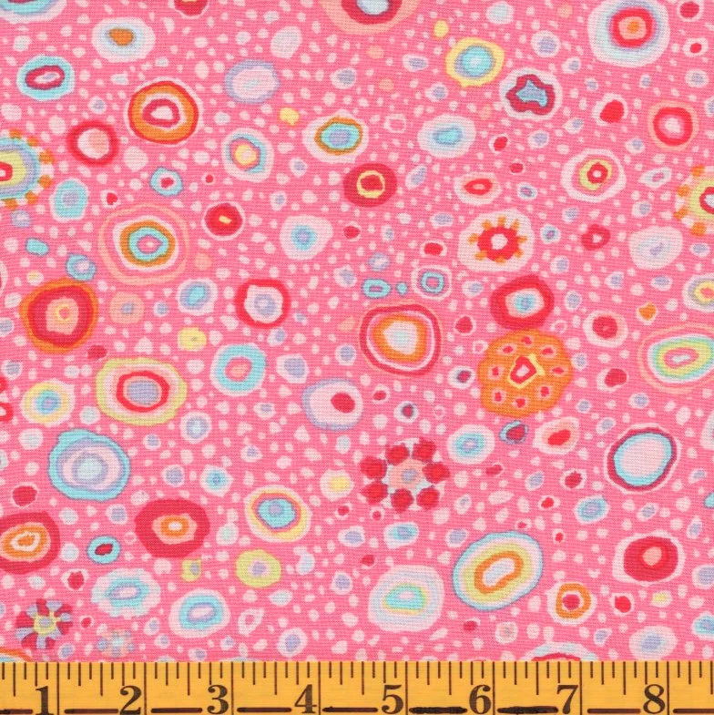 Free Spirit Kaffe Fassett GP01 Roman Glass Pink by the yard