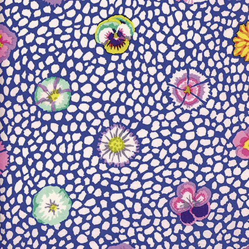Free Spirit Kaffe Fassett GP59 Guinea Flower - Blue By The Yard