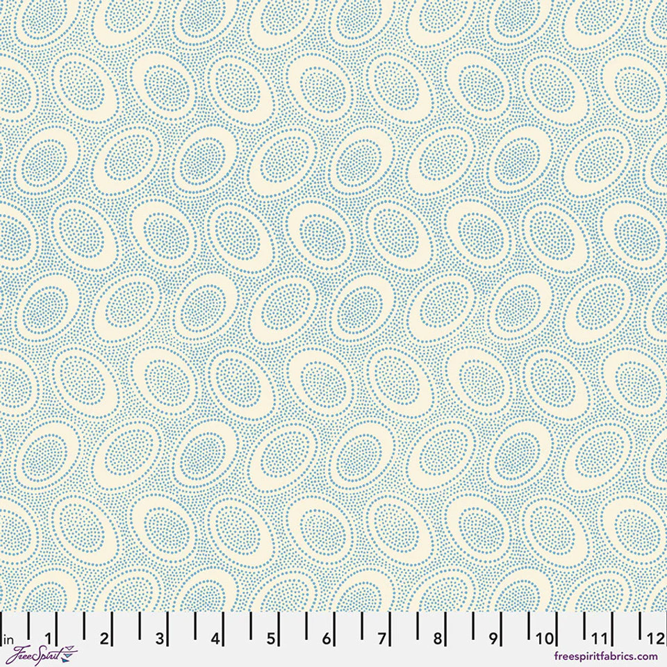 Free Spirit Kaffe Fassett GP71 Cream Aboriginal Dot By The Yard