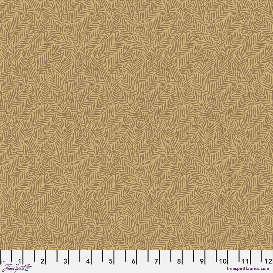 Free Spirit Oxford Holiday PWWM135 Gold Yew & Aril By The Yard