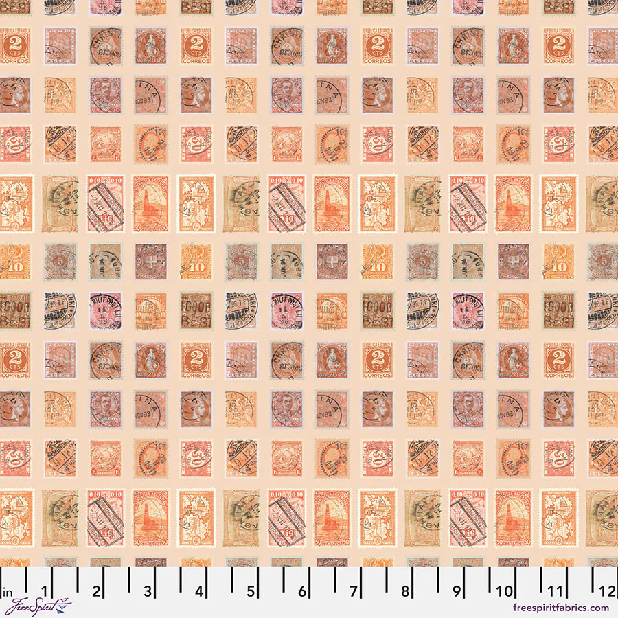 Free Spirit Palette PWTH231 Orange Stamps By The Yard